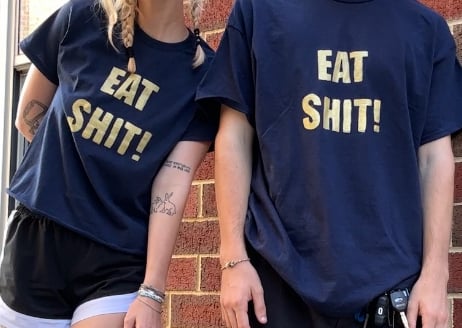 EAT SHIT! standard tee