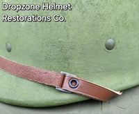 Image 10 of (B) WWII Repro Hawley M1 Helmet Liner. Rayon Webbing & sweatband (Black hardware) 