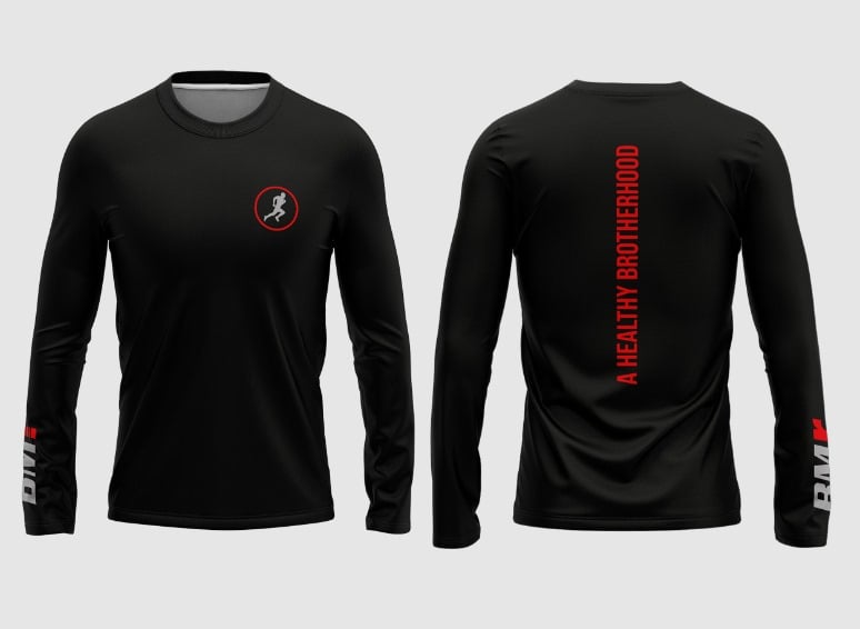 AHB Longsleeve- Black & Red