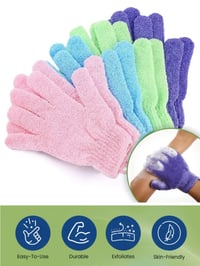 Image 5 of Double Sided Exfoliating Bath Gloves