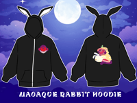 Image 1 of MOONDUO RABBIT HOODIE