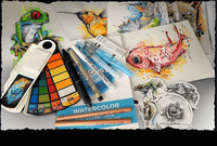 ULTIMATE WATERCOLOR SET — (everything you need)