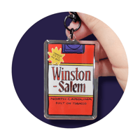 Winston-Salem Cigarette Pack Keychain