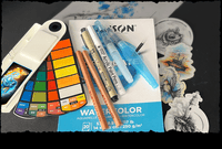 WATERCOLOR SET — (add colors to your sketches)