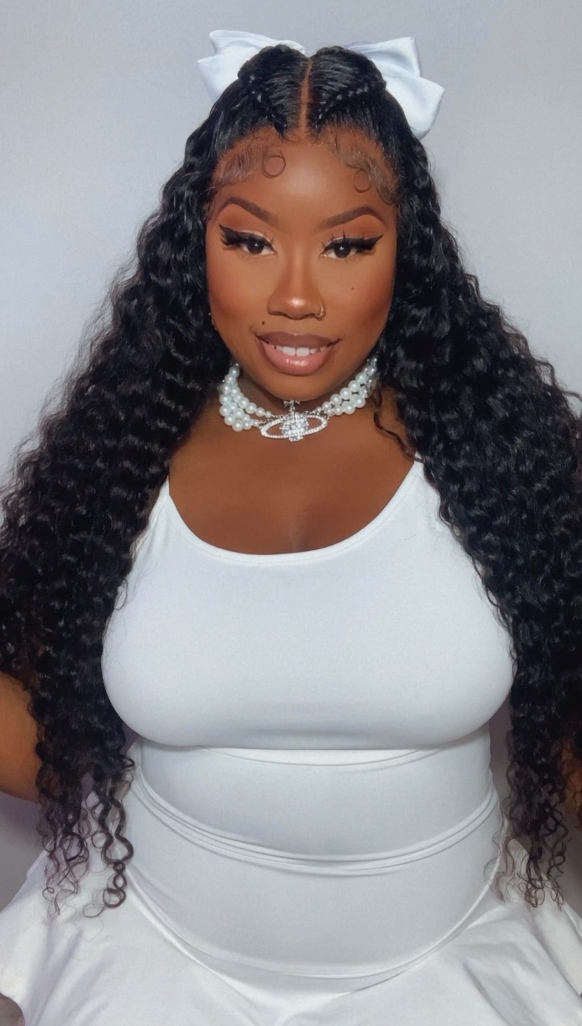 Image of Deep Wave 7x5 HD Lace Closure Wig in 26”