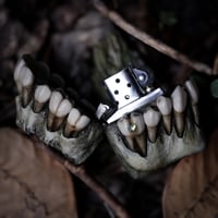 Image 12 of Custom Dental Zippo Lighter|Old Bone Textures |Swarovski crystal| Morgans Mutations