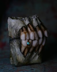 Image 16 of Custom Dental Zippo Lighter|Old Bone Textures |Swarovski crystal| Morgans Mutations