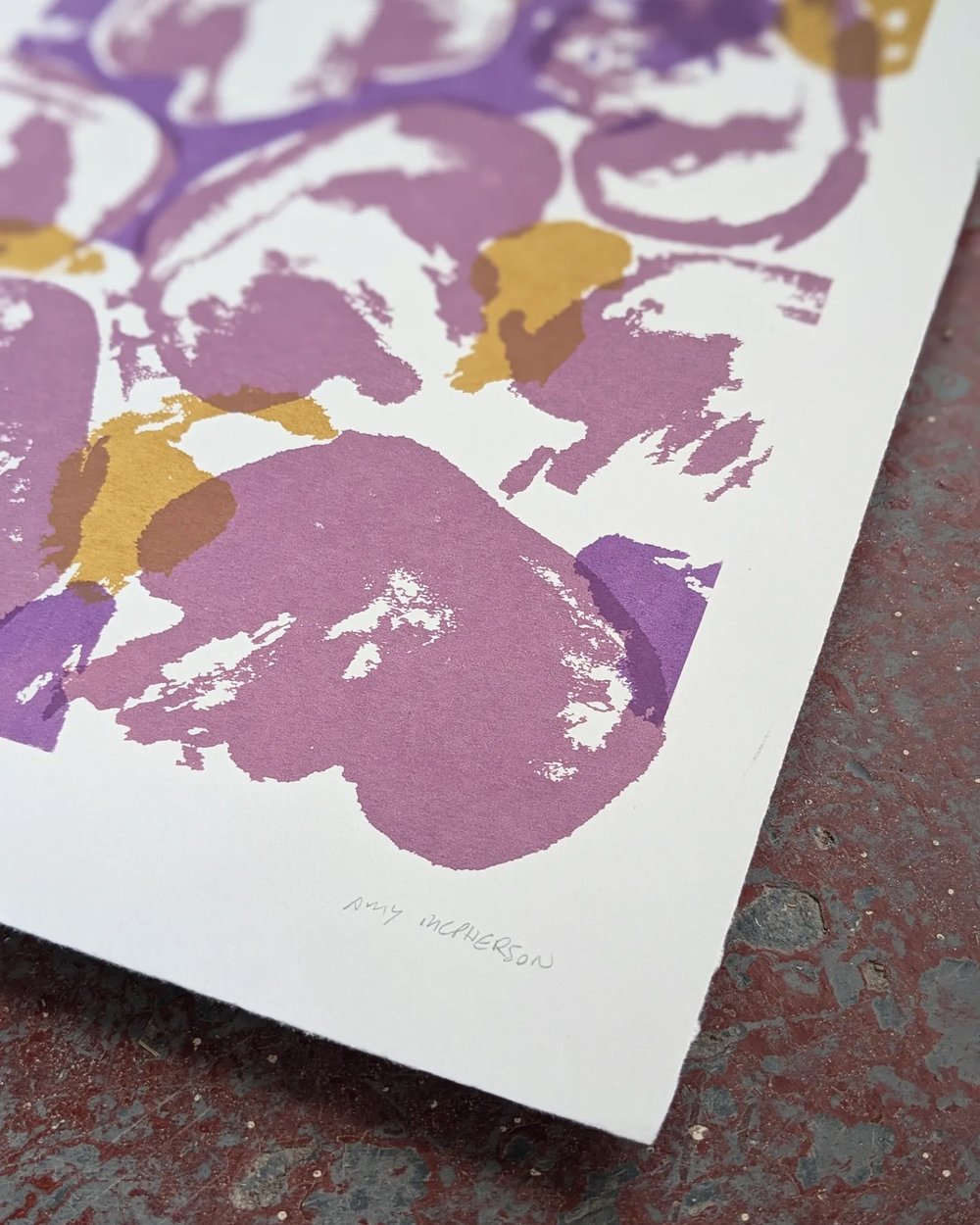 Image of Amy McPherson 'Mushroom' Screen Print