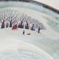 Image 4 of Blue Winter Walk Cereal Bowl