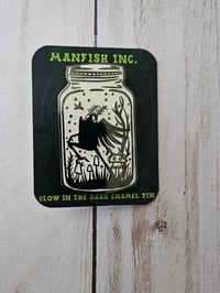 Image 2 of Mothman - - Glow in the Dark Enamel Pin