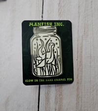 Image 2 of Lake Monster - Glow in the Dark Enamel Pin