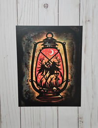 Lantern Mothman - 8x10 print