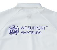 Image 2 of CLUBHAUS "The Crew" Polo - White [2024]