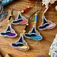 Image 1 of KEYCHAIN Sparkling Witchy hat 