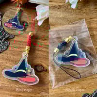 Image 3 of KEYCHAIN Sparkling Witchy hat 