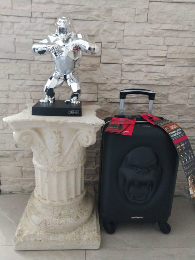 Richard ORLINSKI Kiwikong Silver Argent Chrome Silver série Numérotée et sa valise