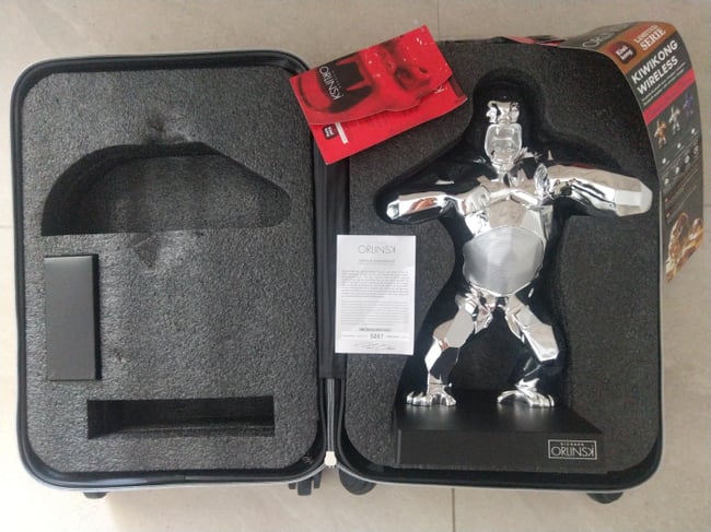 Richard ORLINSKI Kiwikong Silver Argent Chrome Silver série Numérotée et sa valise