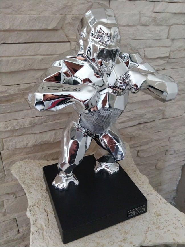 Richard ORLINSKI Kiwikong Silver Argent Chrome Silver série Numérotée et sa valise