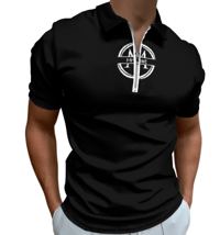 Image 1 of Mindset Men's Short-Sleeve Zip Polo Shirt