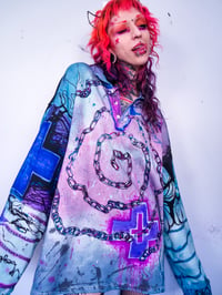 Image 1 of Everywhere all at OncE Button up Sweater (XL)
