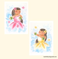 Plumeria Mermaids Limited 5 x 7" Prints