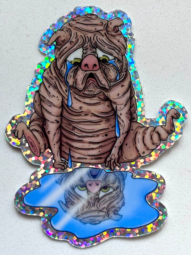 Image of Squonk Glitter Sticker