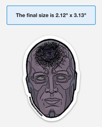 Image 3 of The Dead Vision Sticker
