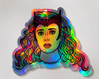 Image 2 of Wanda Maximoff The Scarlet Witch Sticker