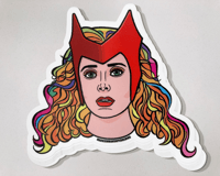 Image 1 of Wanda Maximoff Sokovian Fortune Teller Halloween Costume Sticker