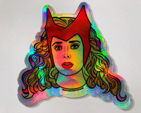 Image 2 of Wanda Maximoff Sokovian Fortune Teller Halloween Costume Sticker