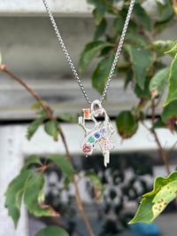 Image 2 of Silver abstract pendant