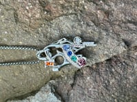Image 4 of Silver abstract pendant