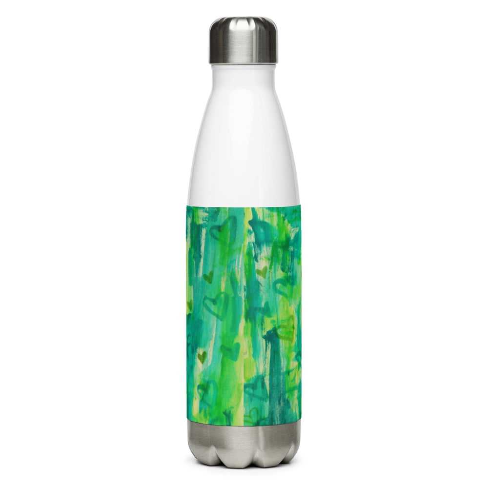 Image of Green Heart Shower Water Bottle