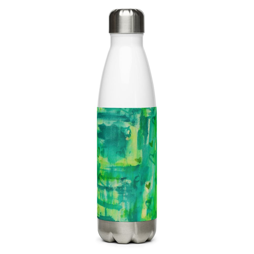 Image of Green Heart Shower Water Bottle