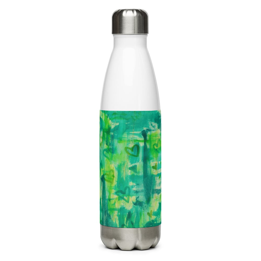 Image of Green Heart Shower Water Bottle