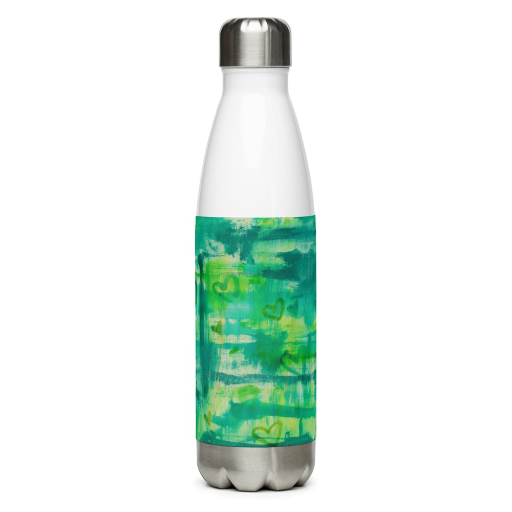 Image of Green Heart Shower Water Bottle