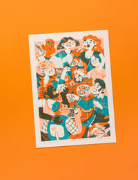 Image 5 of Family & Friends (riso print - A5)