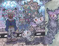 Young "HUSK WEAPON" Art Print