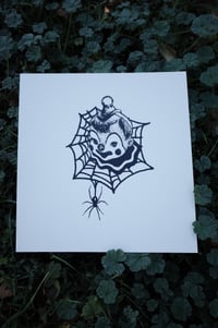 Image 1 of Clown and Spider print