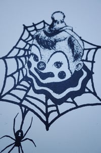 Image 2 of Clown and Spider print