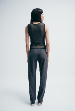 Image of Black Lace/Mesh Tank