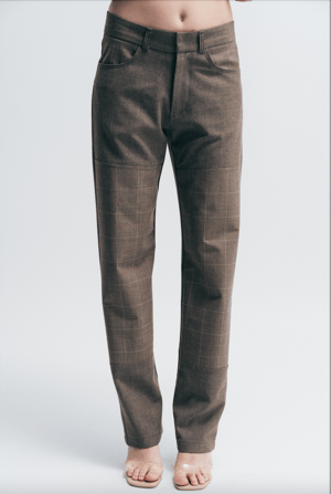 Image of Sand Patchwork Pants
