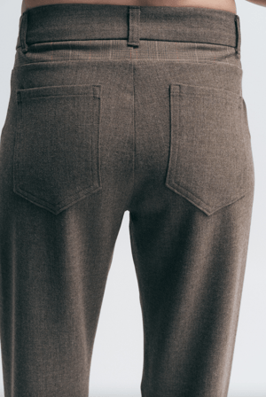 Image of Sand Patchwork Pants