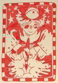Image 1 of 'magic is drawn!' screen print
