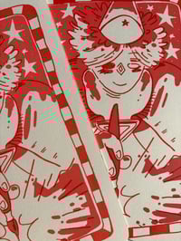Image 2 of 'magic is drawn!' screen print