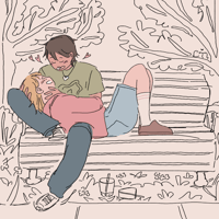 Image 1 of kase-san and yamada print
