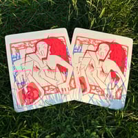 Image 2 of 'off with the tits!' screen print