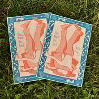 Image 2 of 'cowboy shit' screen print