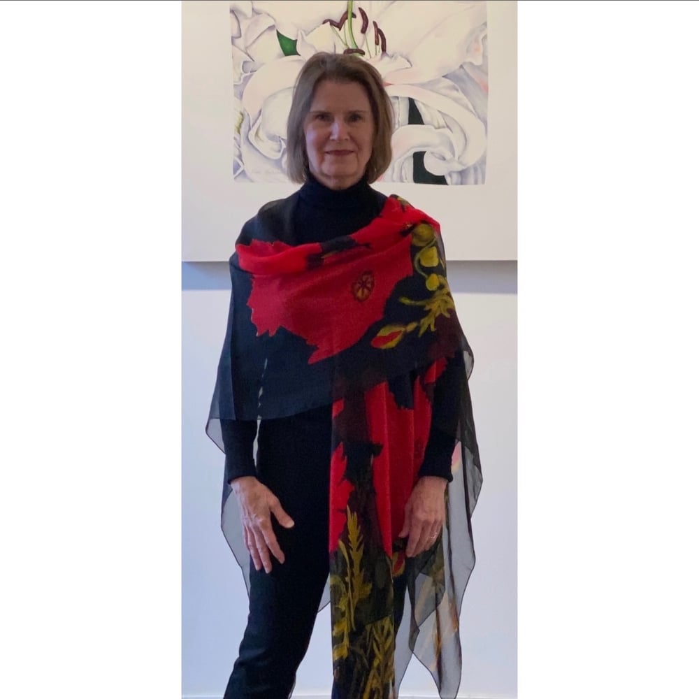 Image of POPPY SILK SHAWL