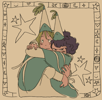 Image 1 of witch hat atelier print